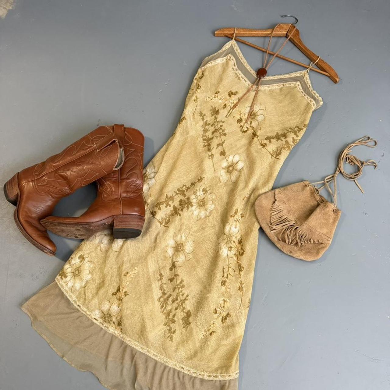 VINTAGE 90S MILLENIUM SHEER DRESS 🌾