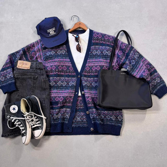 VINTAGE 90S EDDIE BAUER WOOL CARDIGAN 🌻