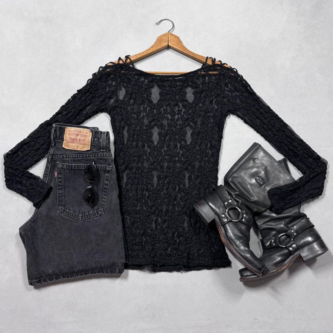VINTAGE LACE SHEER LONG SLEEVE