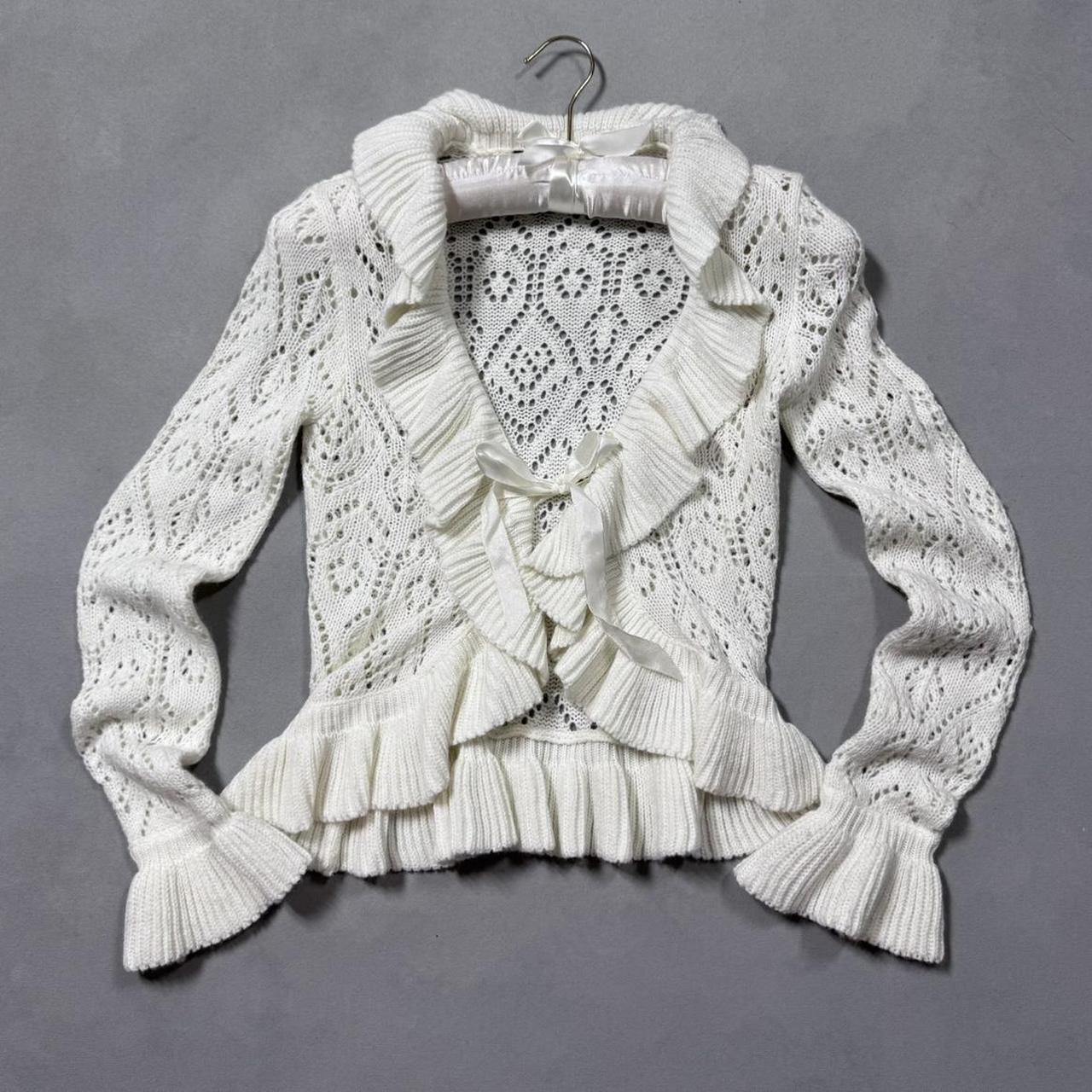 VINTAGE 90S A.BYER TIE CARDIGAN