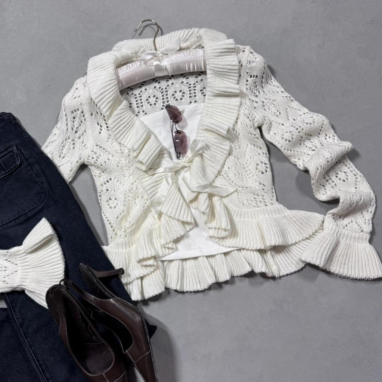VINTAGE 90S A.BYER TIE CARDIGAN