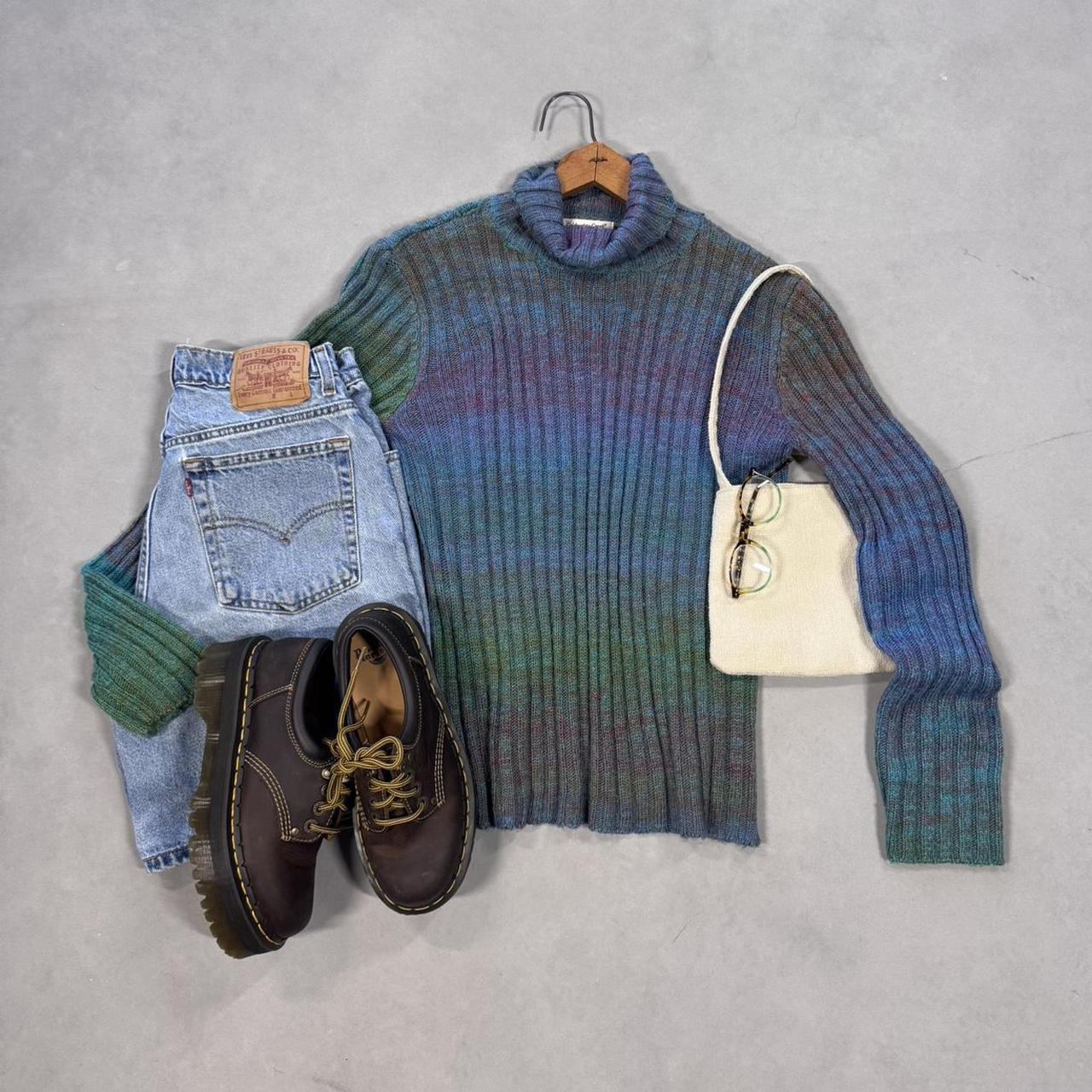 VINTAGE COLDWATER CREEK RAINBOW SWEATER 🍂