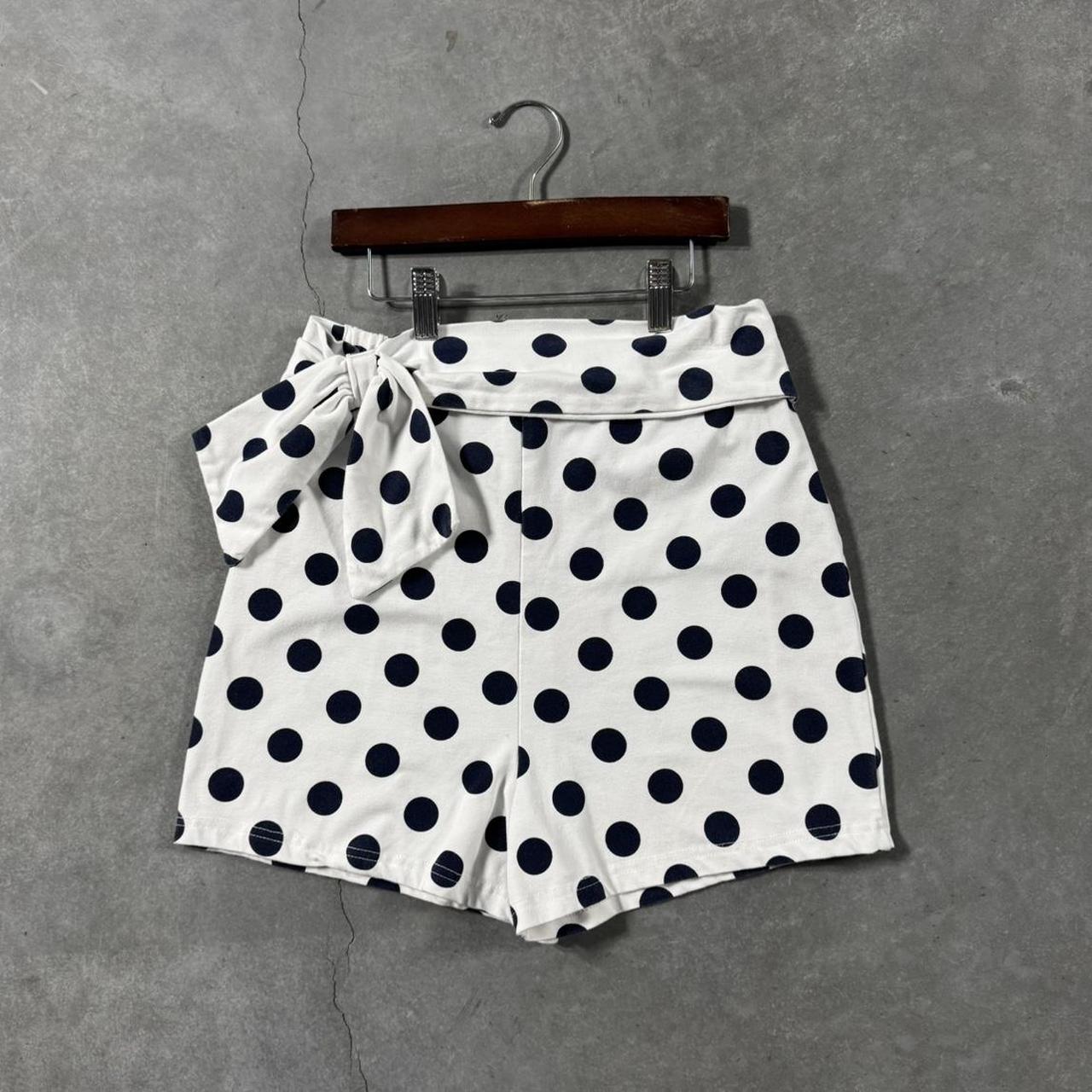 VINTAGE 90S RARE EDITIONS POKA DOT BOW SHORTS