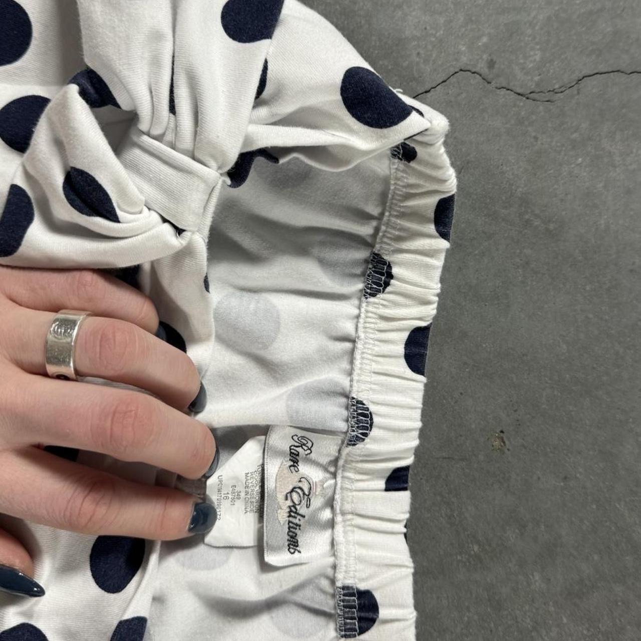 VINTAGE 90S RARE EDITIONS POKA DOT BOW SHORTS