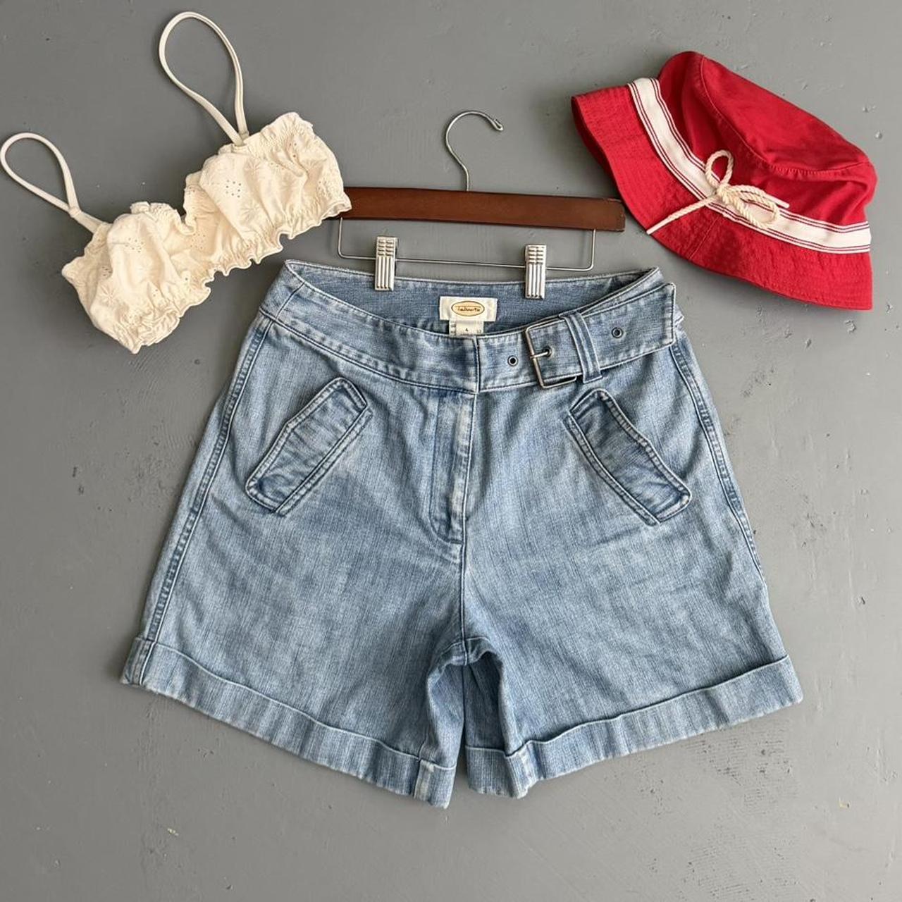 VINTAGE 90S TALBOTS BELTED SHORTS