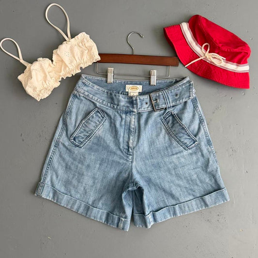 VINTAGE 90S TALBOTS BELTED SHORTS