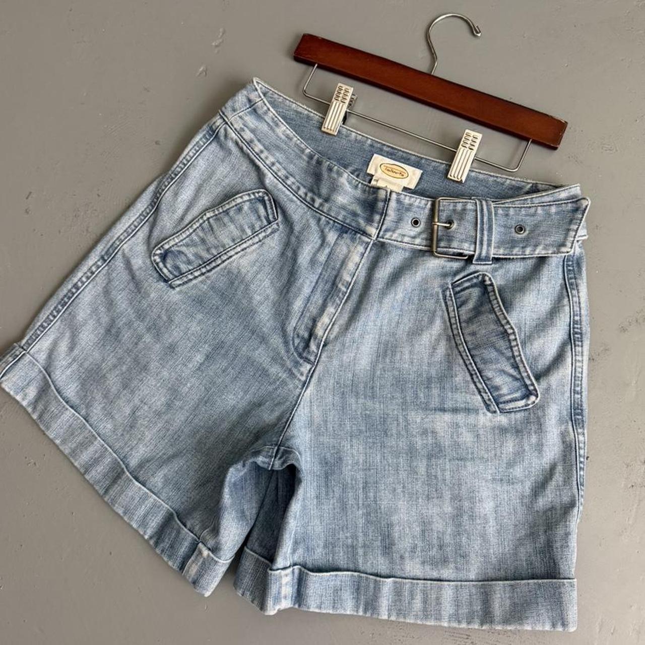 VINTAGE 90S TALBOTS BELTED SHORTS