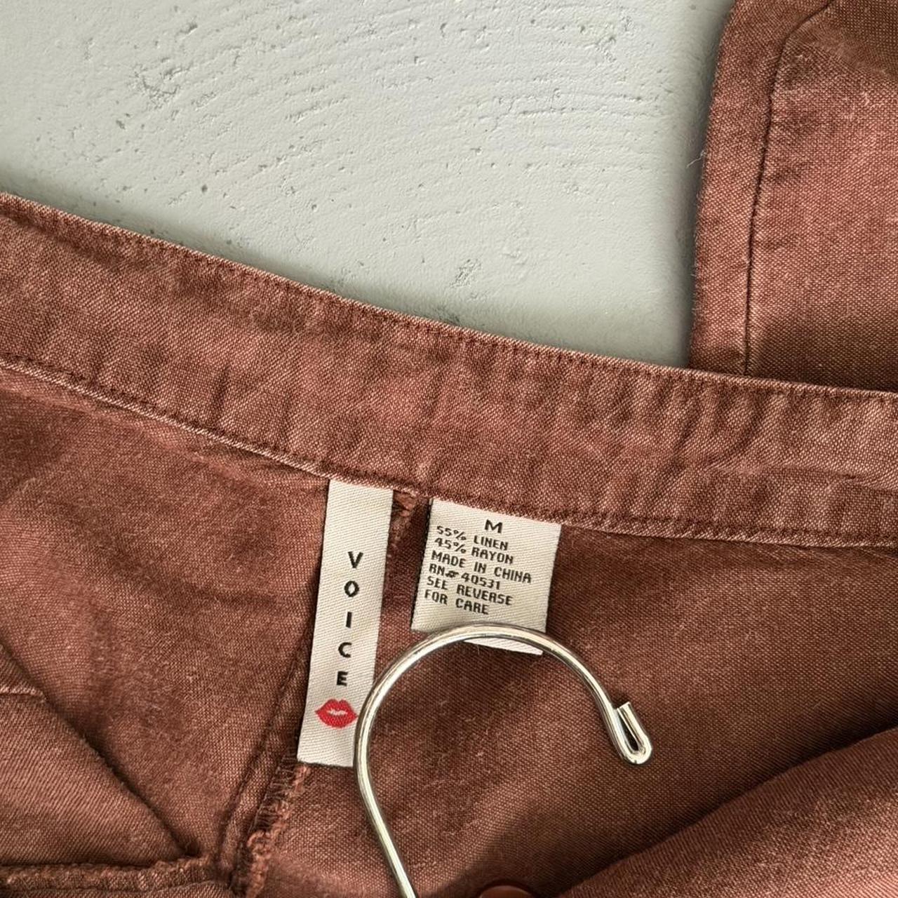 VINTAGE LINEN LOW RISE LINEN CAPRI PANTS 🌵