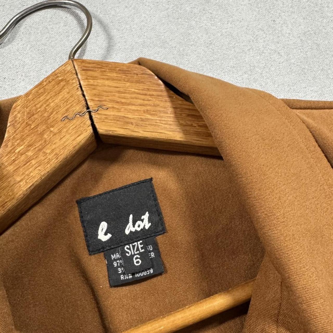 VINTAGE 90S “E DOT” BROWN JACKET 🐌