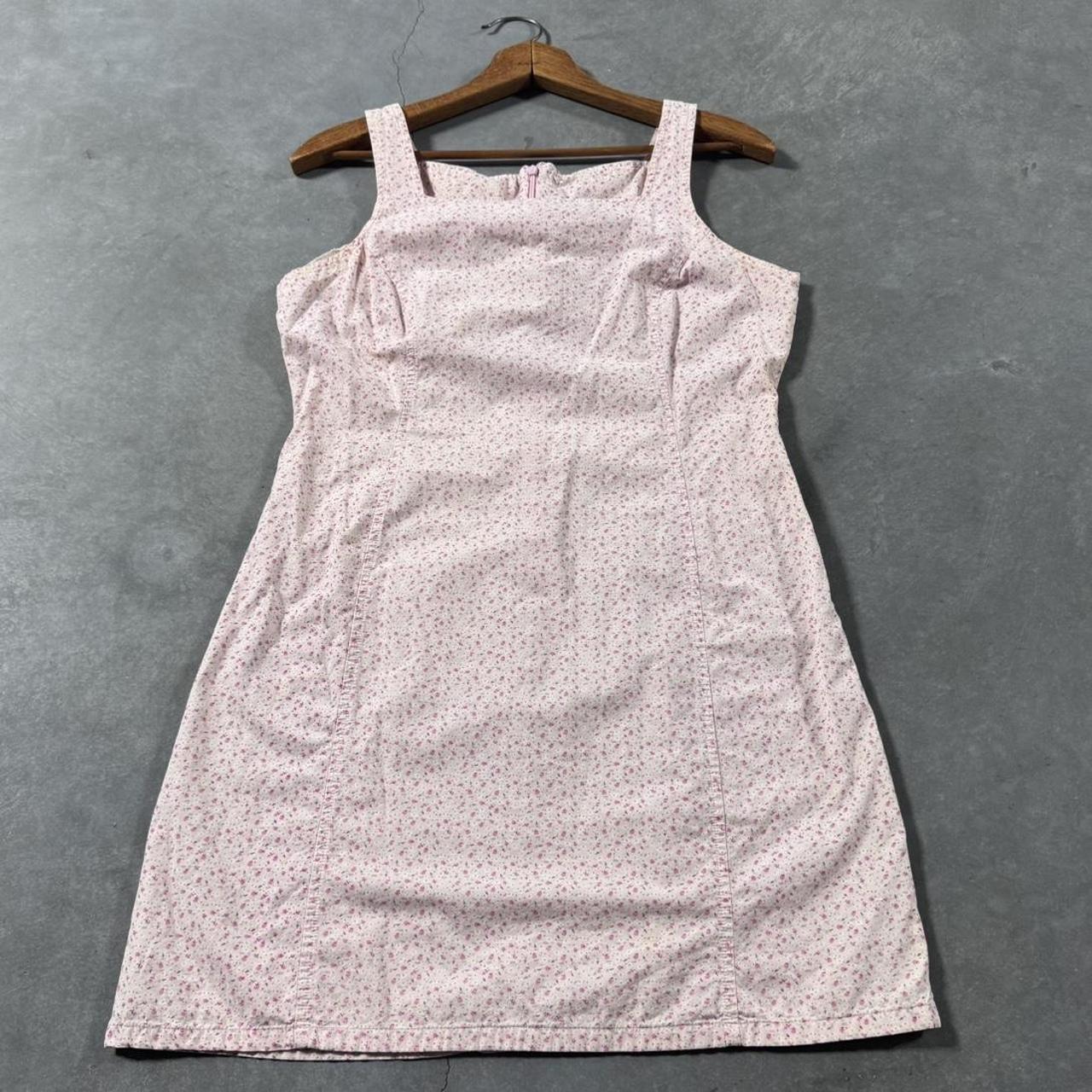 VINTAGE 90S XHILARATION FLORAL SQUARE NECK MINI DRESS 🌸
