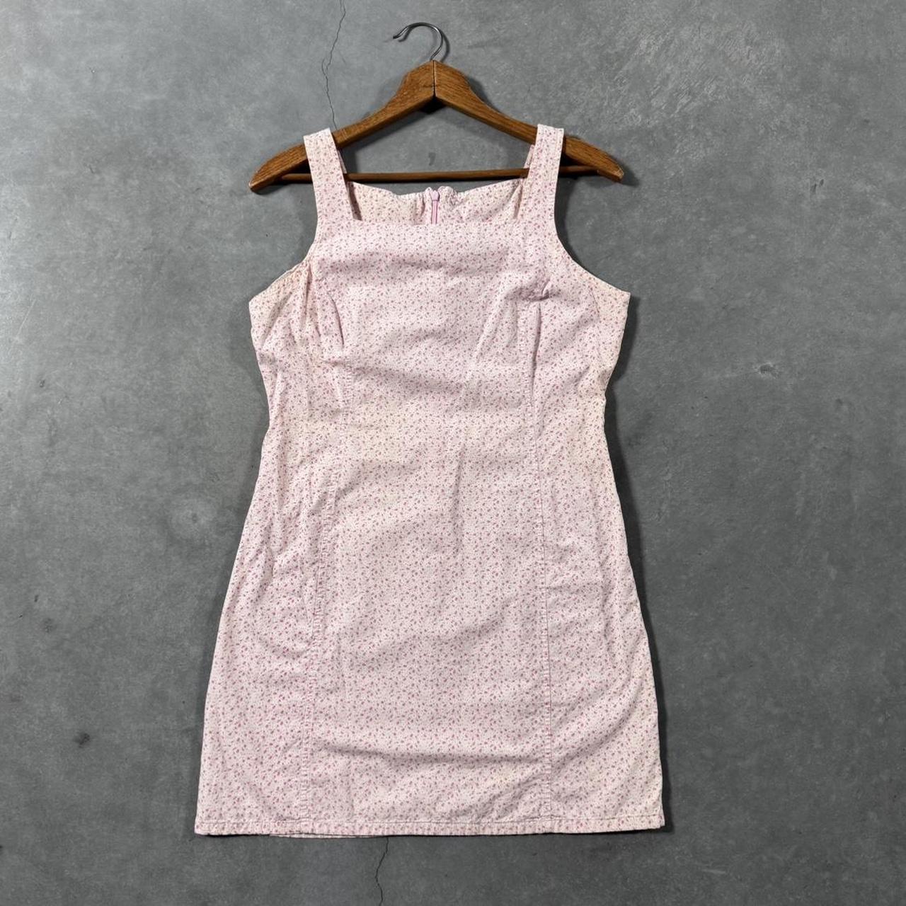 VINTAGE 90S XHILARATION FLORAL SQUARE NECK MINI DRESS 🌸