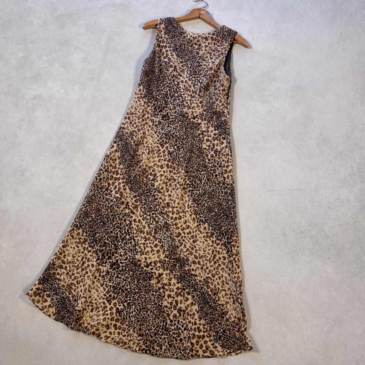 VINTAGE 90S STUDIO 1 CHEETAH MAXI DRESS