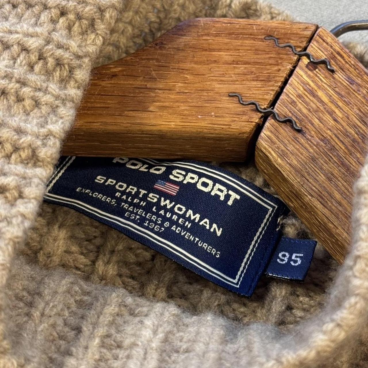 VINTAGE POLO SPORT BROWN SWEATER ☕️