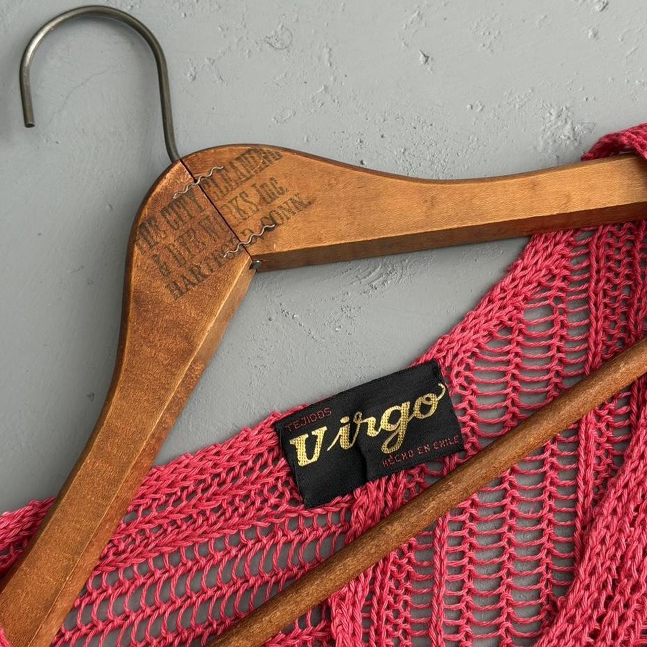 VINTAGE 90S VIRGO PINK PONCHO