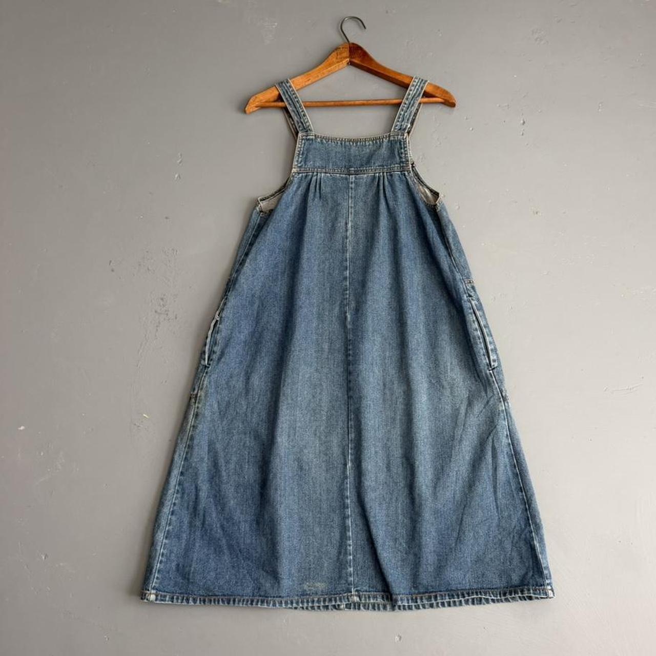 VINTAGE 90S CALIFORNIA IVY DENIM OVERALL DRESS 🌾
