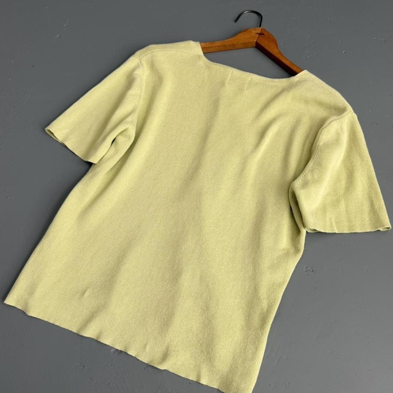 VINTAGE BENTLEY GREEN KNIT BUTTON DOWN