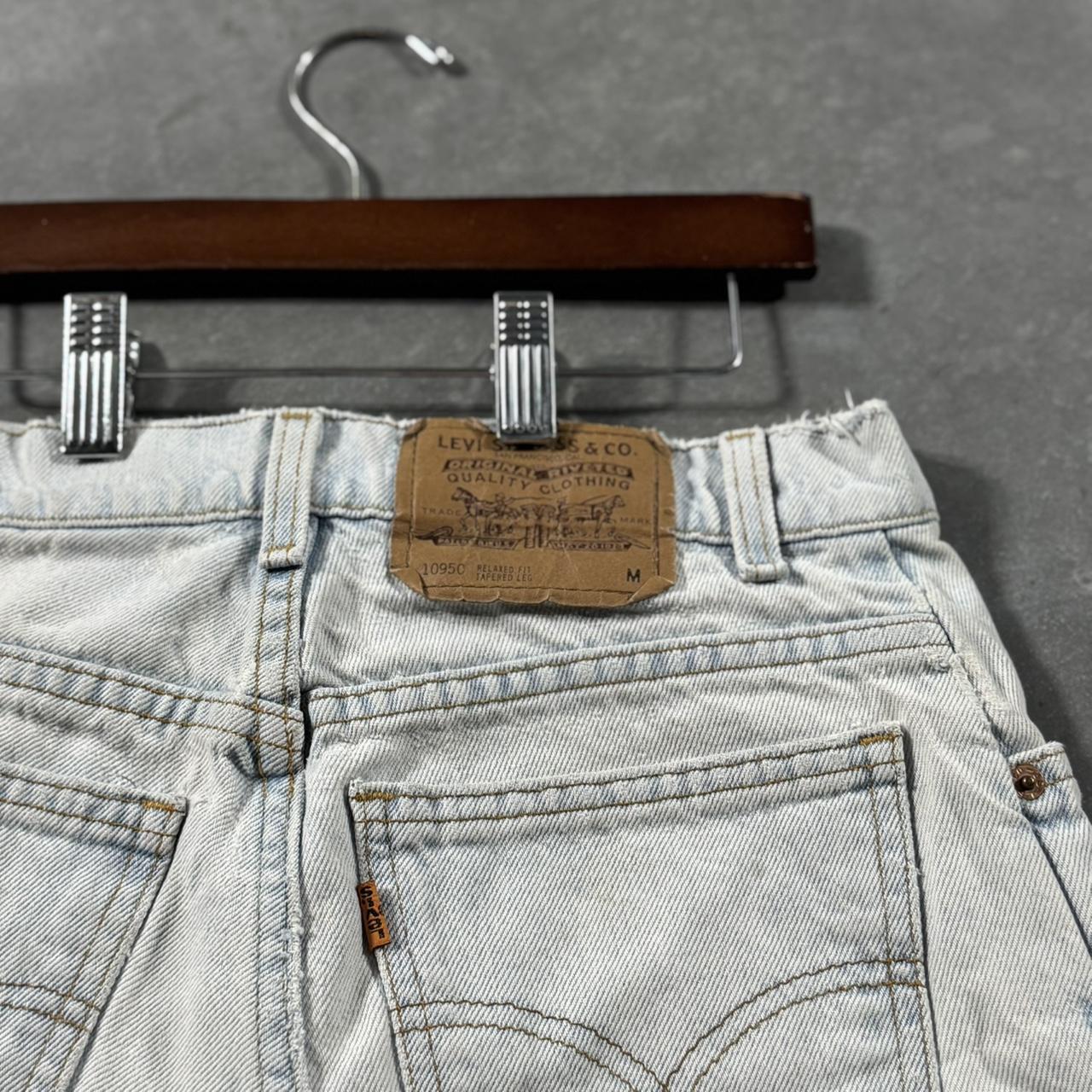 VINTAGE RARE 90S LEVI ORANGE TAB LIGHT WASH MINI SKIRT 🍊