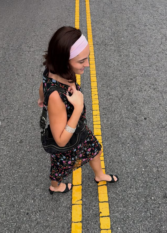 Vintage 90s black floral midi dress