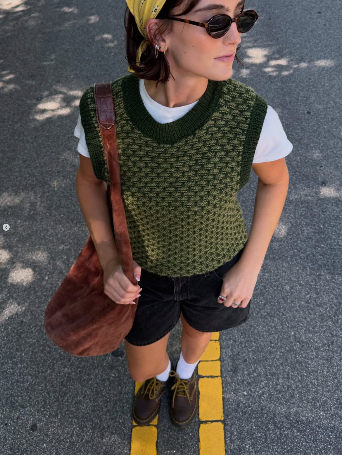 Vintage 90s green pullover sweater vest 🐍