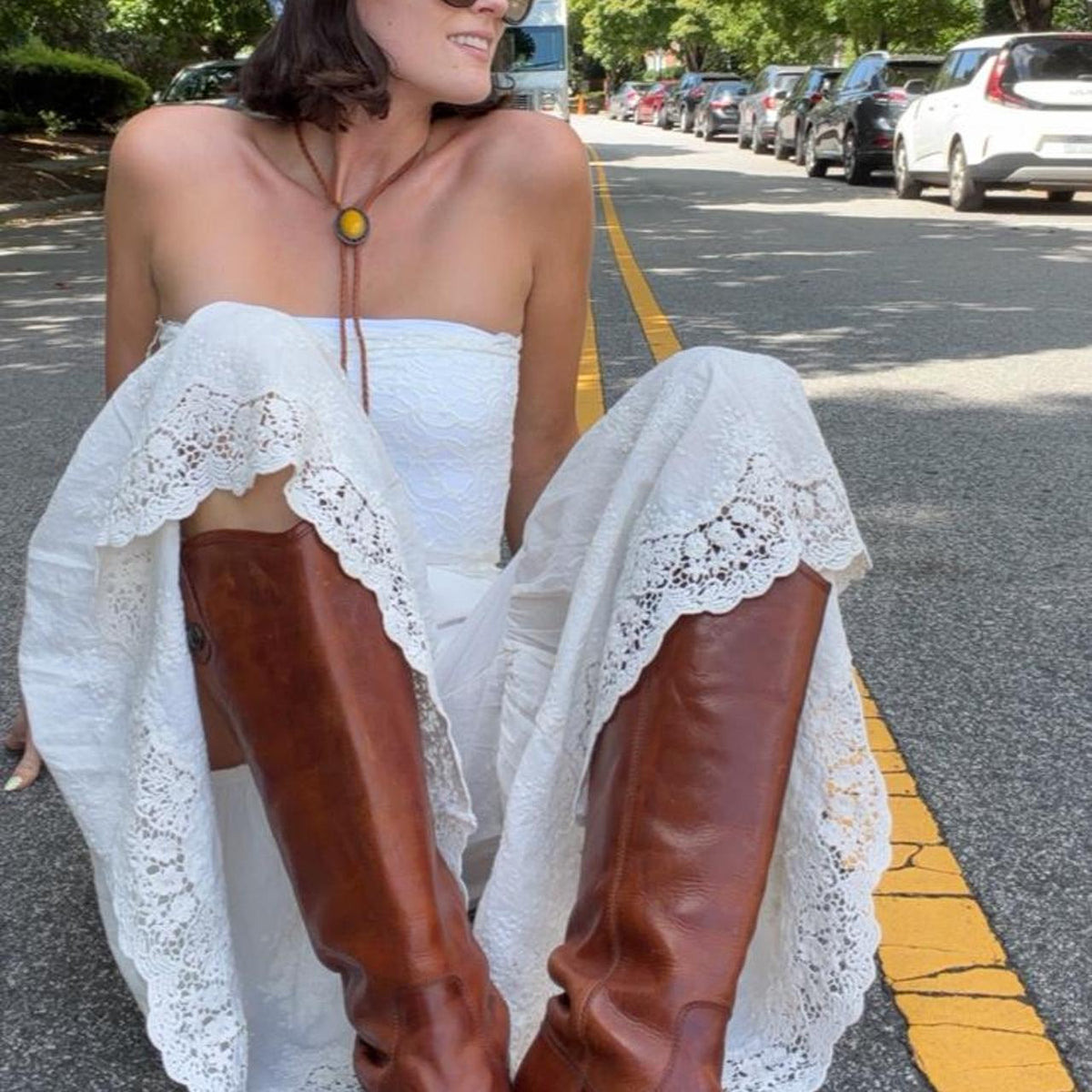 Vintage 90s frye riding brown boots 👢✨