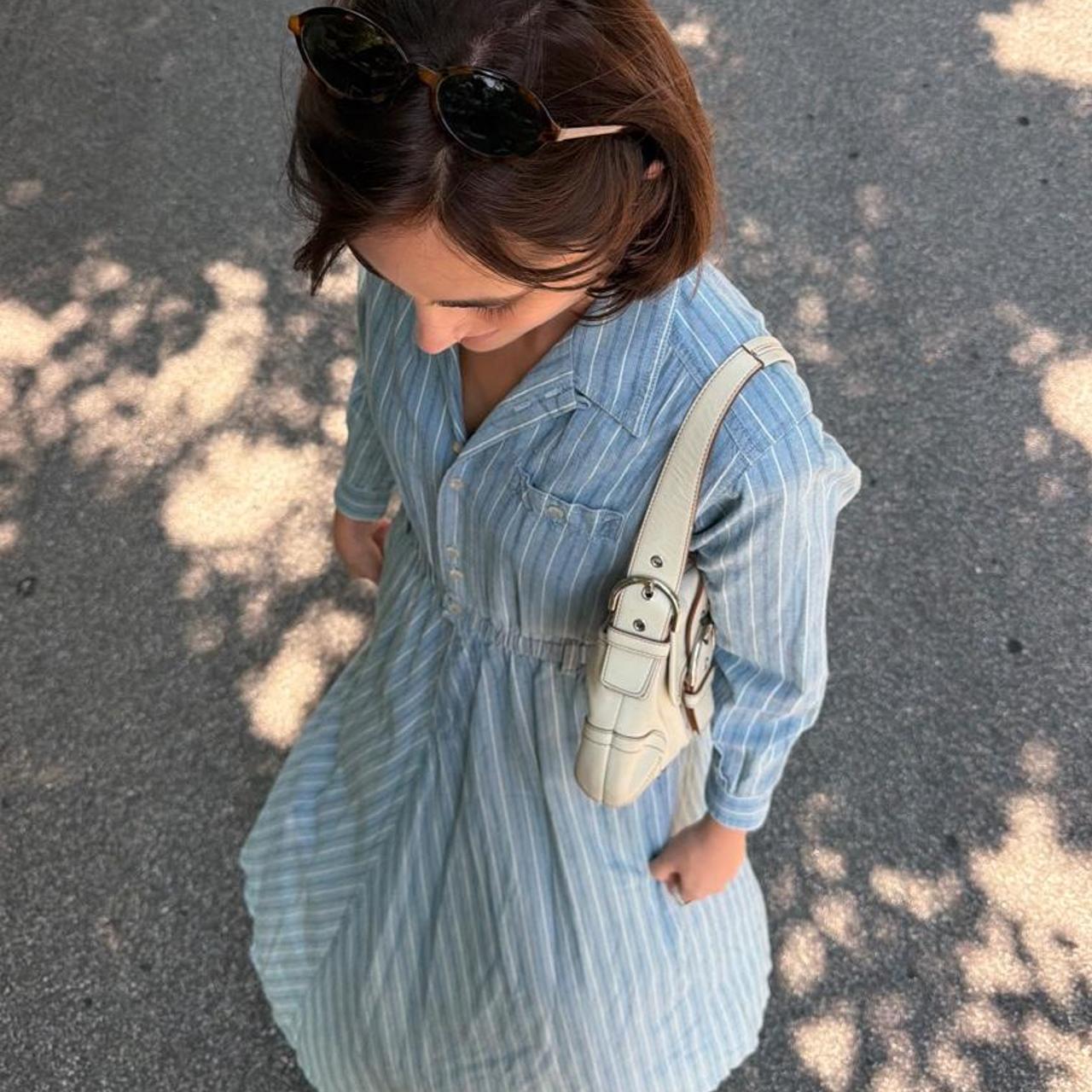 Vintage 90s Liz Claiborne maxi striped dress 🍋
