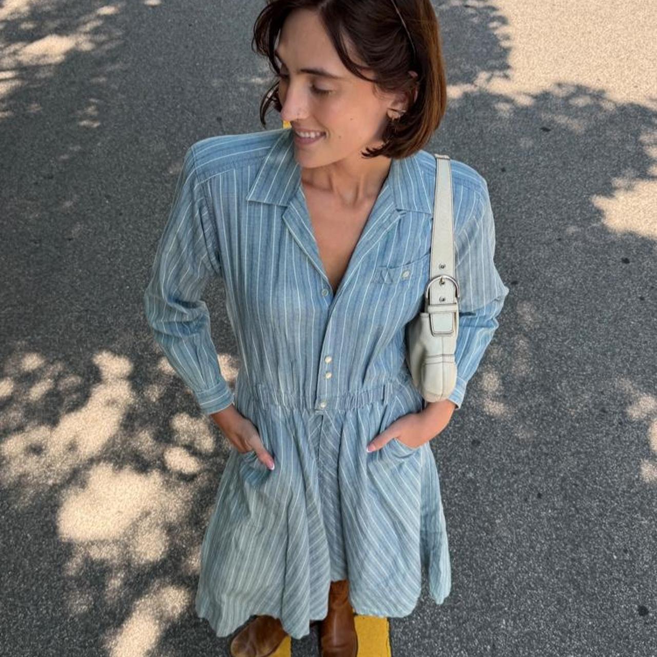 Vintage 90s Liz Claiborne maxi striped dress 🍋
