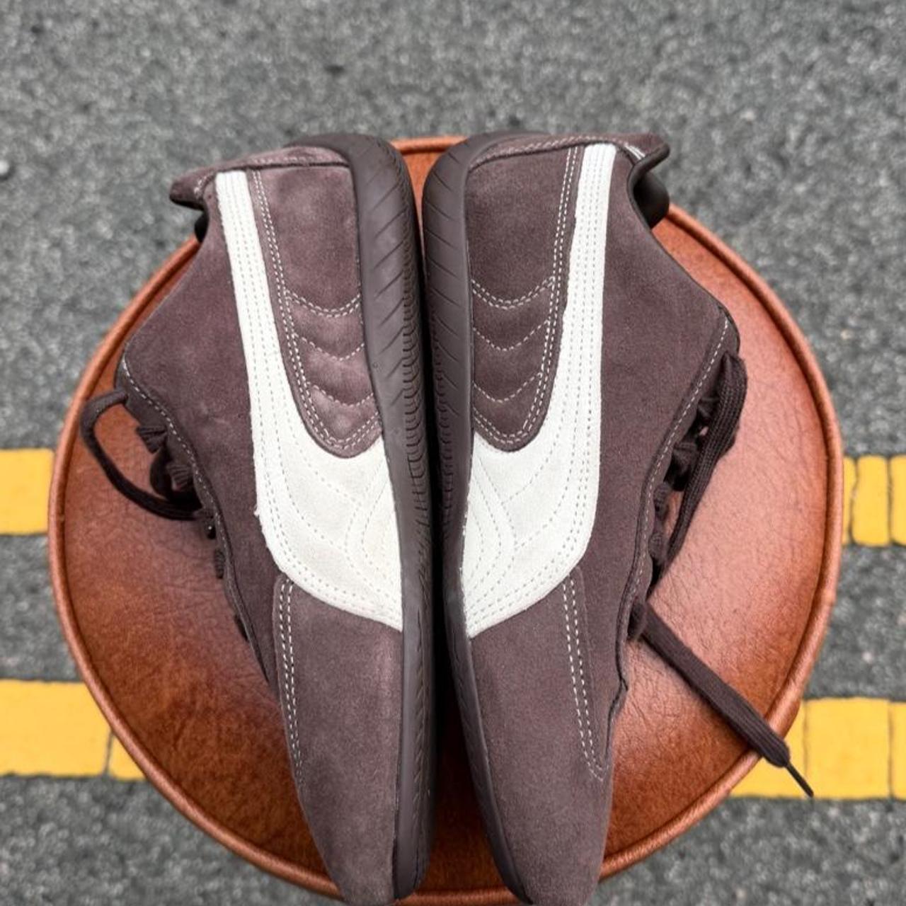 Puma Speedcat Brown & White Sneakers