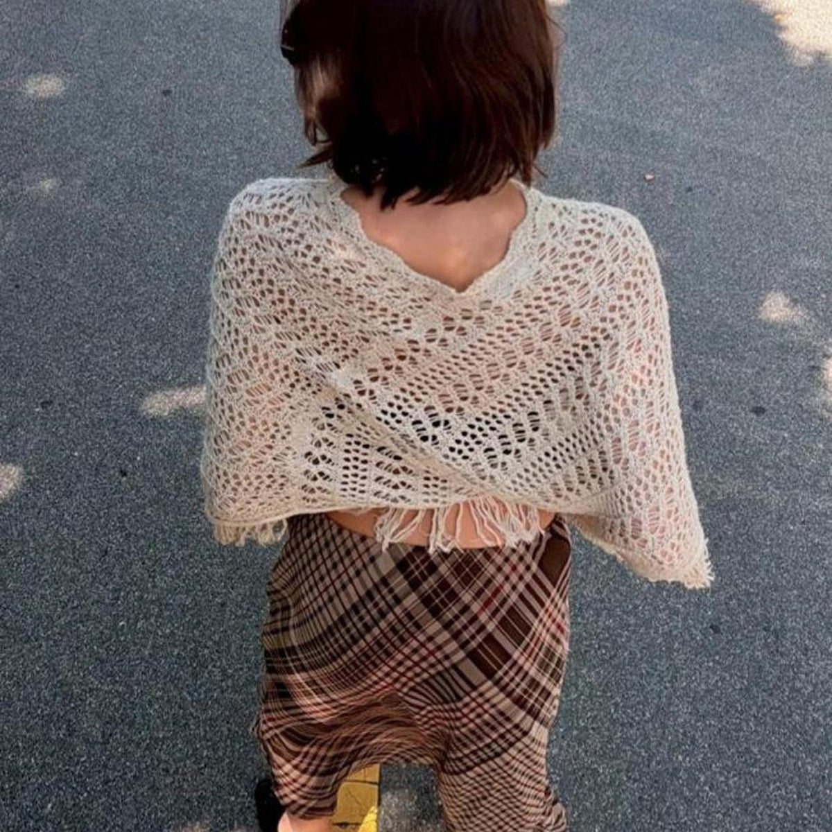 Vintage 90s plaid maxi skirt 🍁🍂