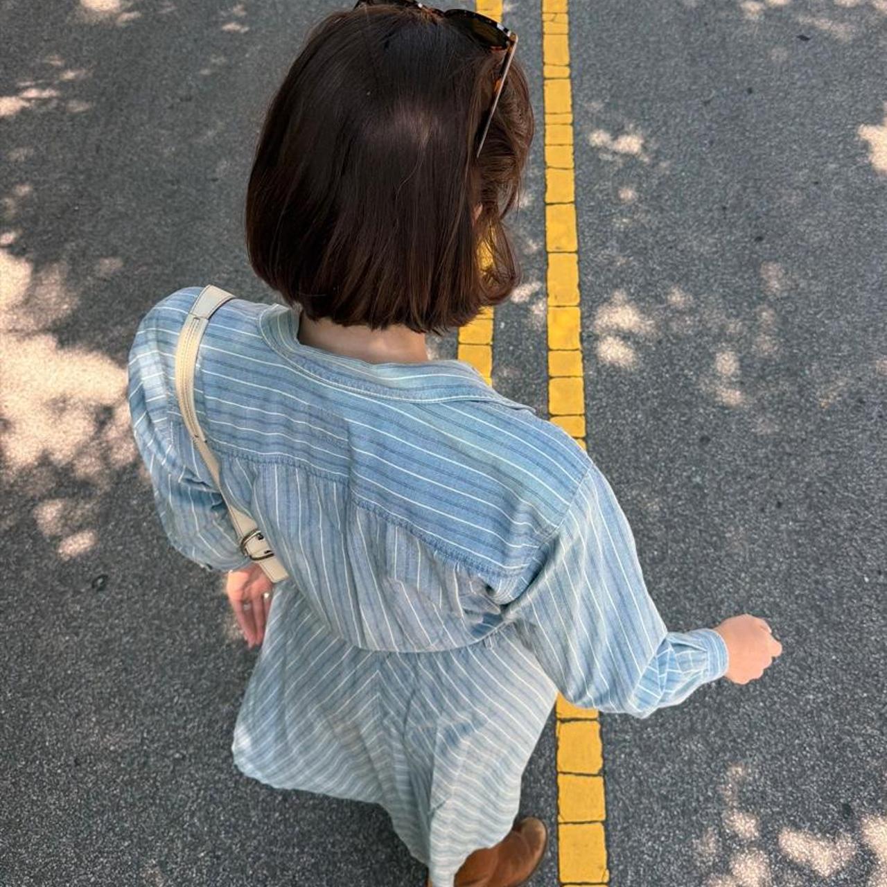 Vintage 90s Liz Claiborne maxi striped dress 🍋